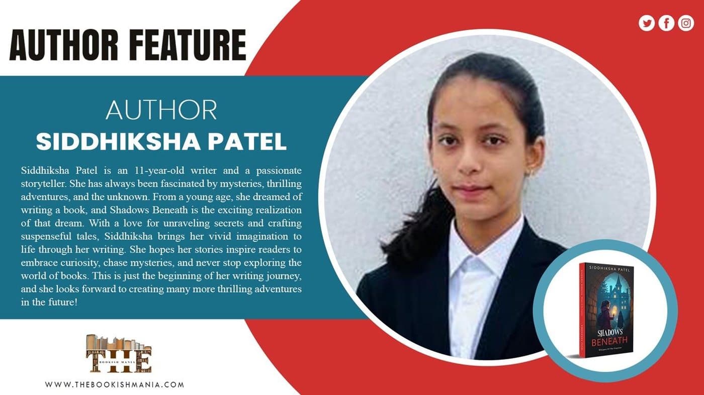 Author feature graphic for Siddhiksha Patel.